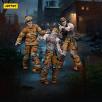 Zombie Dark Source Action Figurr 3-Pack Brandmansfigurer 8 cm Joy Toy (CN)