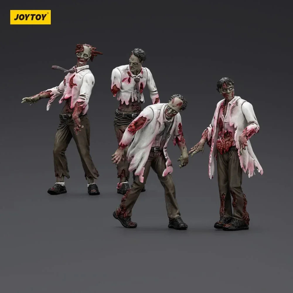Zombie Dark Source Action Figurr 4-Pack Scientists (Male) 8 cm Joy Toy (CN)