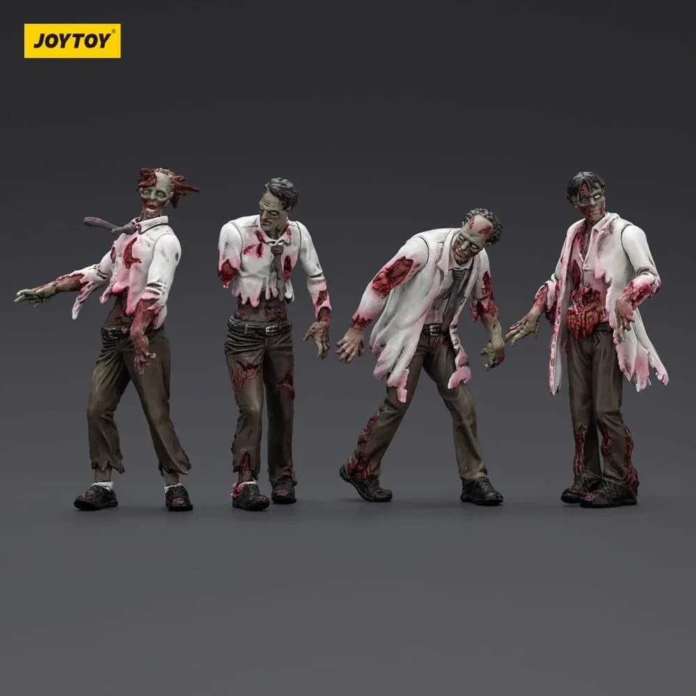 Zombie Dark Source Action Figurr 4-Pack Scientists (Male) 8 cm Joy Toy (CN)
