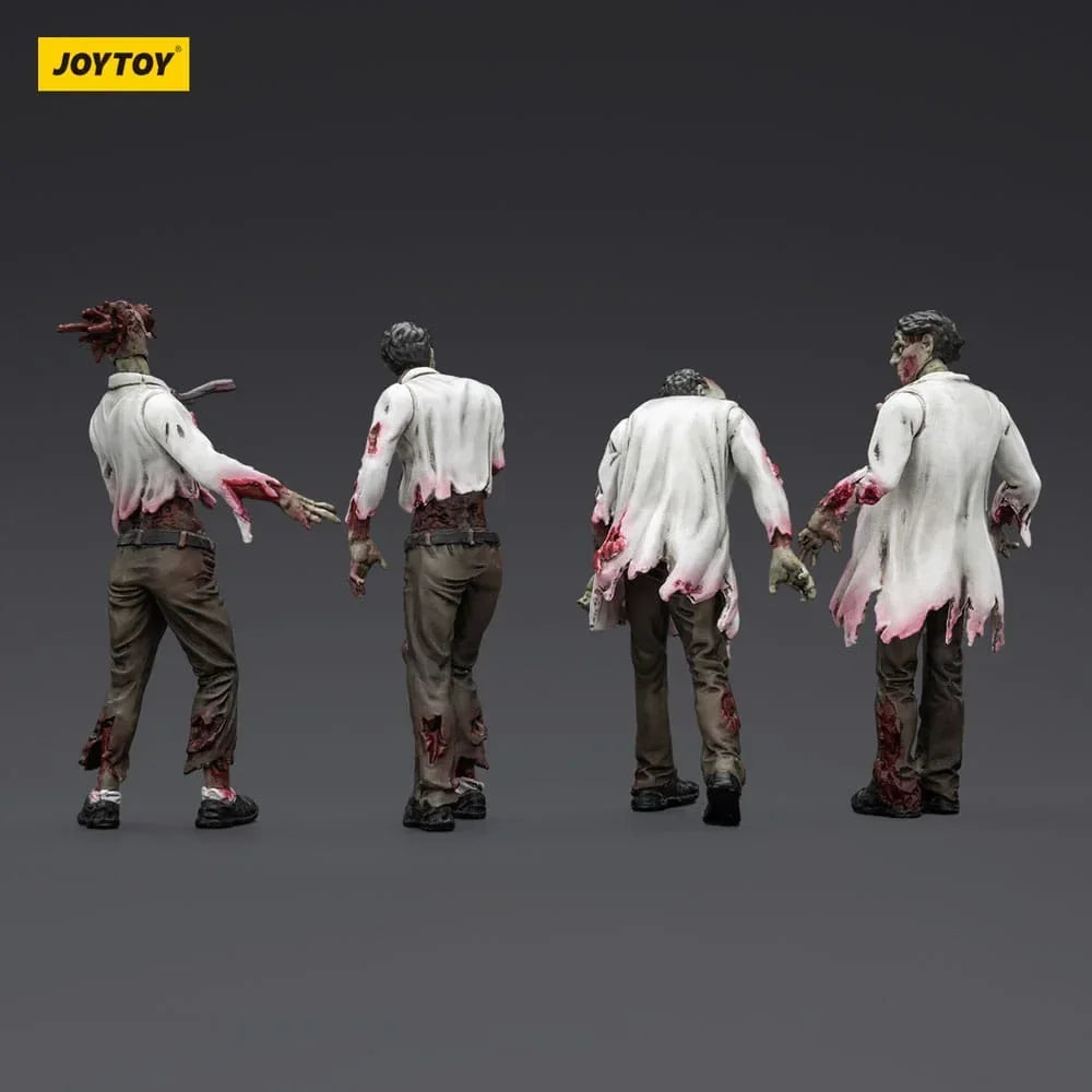 Zombie Dark Source Action Figurr 4-Pack Scientists (Male) 8 cm Joy Toy (CN)