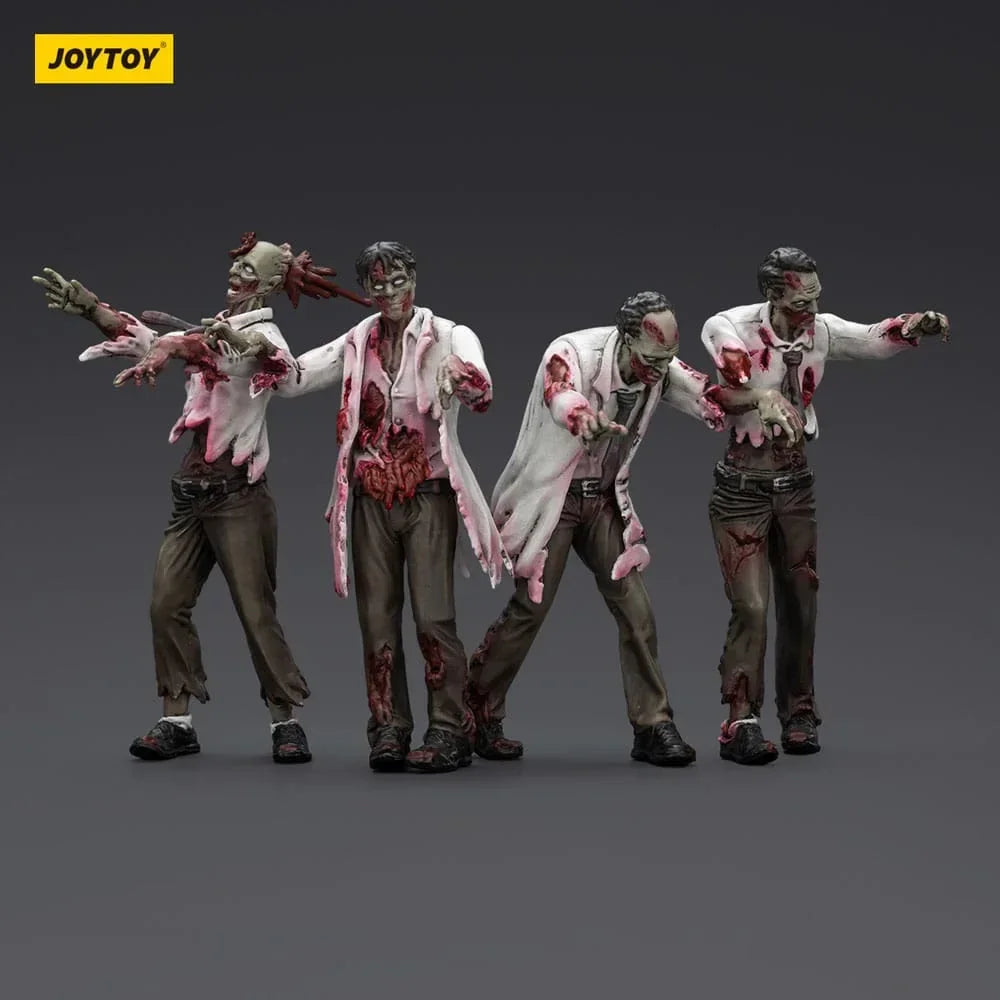 Zombie Dark Source Action Figurr 4-Pack Scientists (Male) 8 cm Joy Toy (CN)