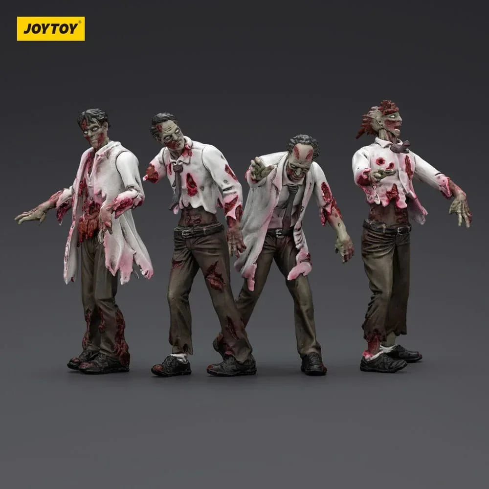 Zombie Dark Source Action Figurr 4-Pack Scientists (Male) 8 cm Joy Toy (CN)