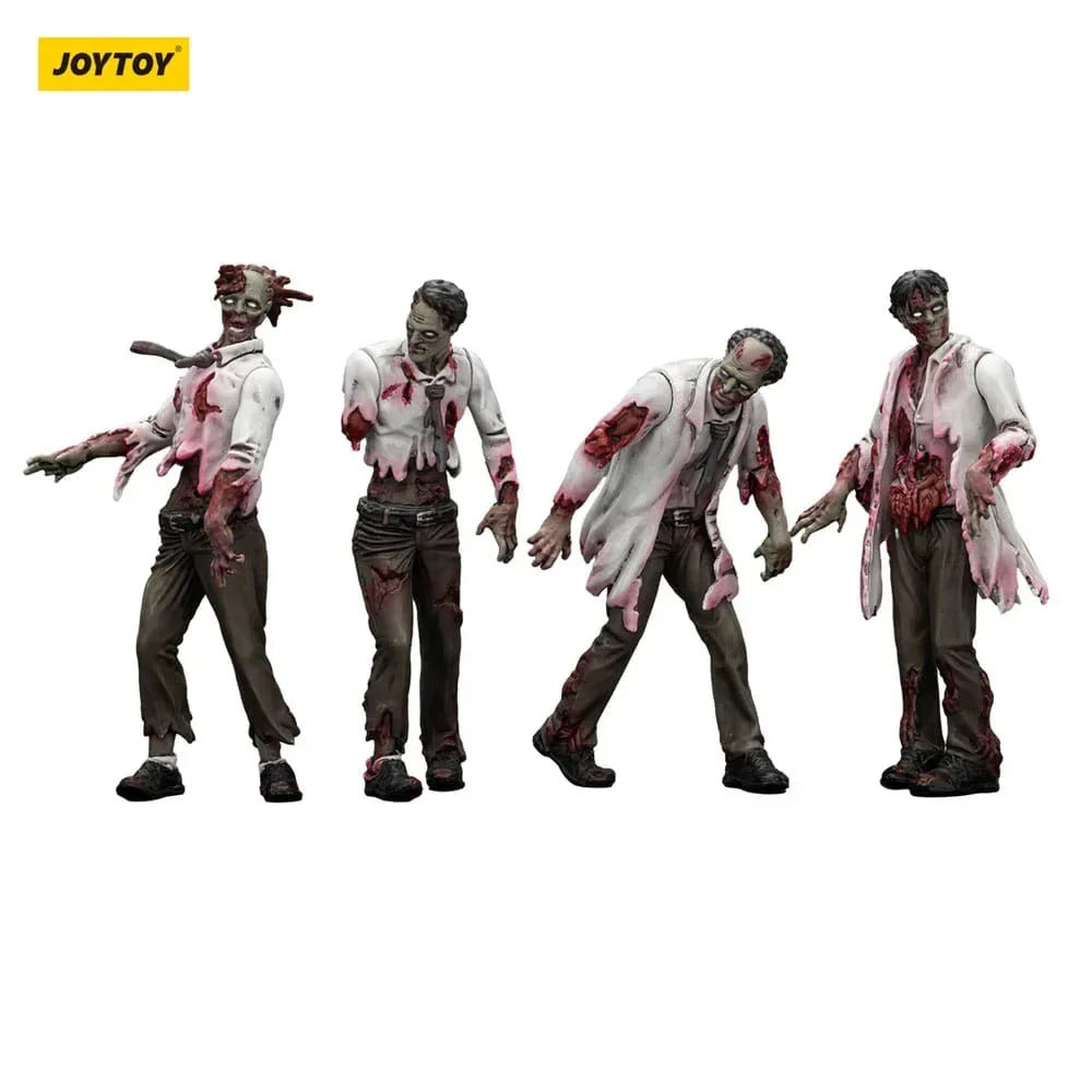 Zombie Dark Source Action Figurr 4-Pack Scientists (Male) 8 cm Joy Toy (CN)