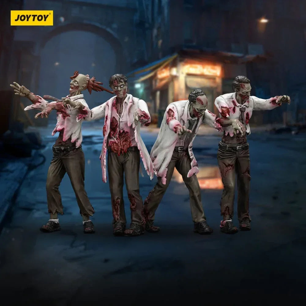 Zombie Dark Source Action Figurr 4-Pack Scientists (Male) 8 cm Joy Toy (CN)