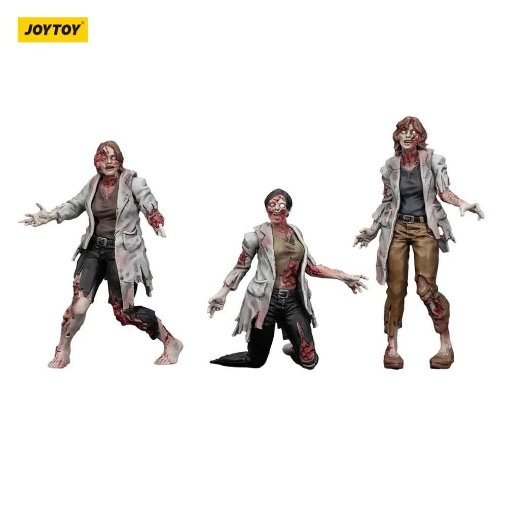 Zombie Dark Source Action Figurr 3-Pack Scientists (Female) 8 cm Joy Toy (CN)