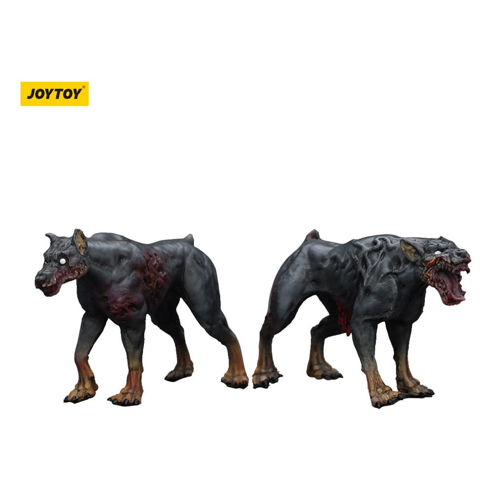 Zombie Dark Source Action Figurr 2-Pack Police Dogs 8 cm Joy Toy (CN)
