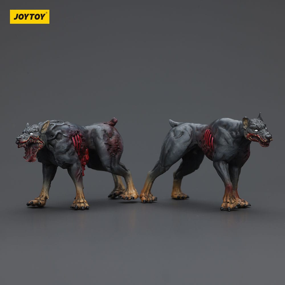 Zombie Dark Source Action Figurr 2-Pack Police Dogs 8 cm Joy Toy (CN)