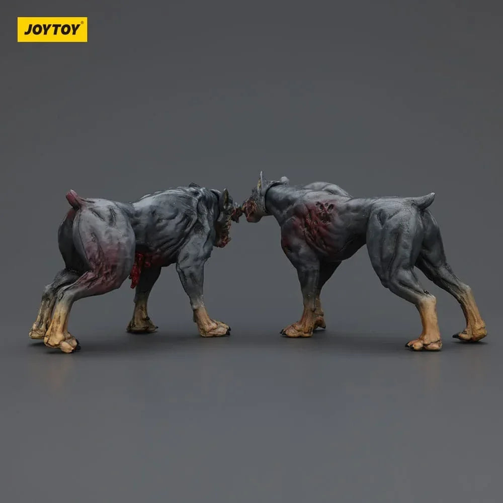 Zombie Dark Source Action Figurr 2-Pack Police Dogs 8 cm Joy Toy (CN)