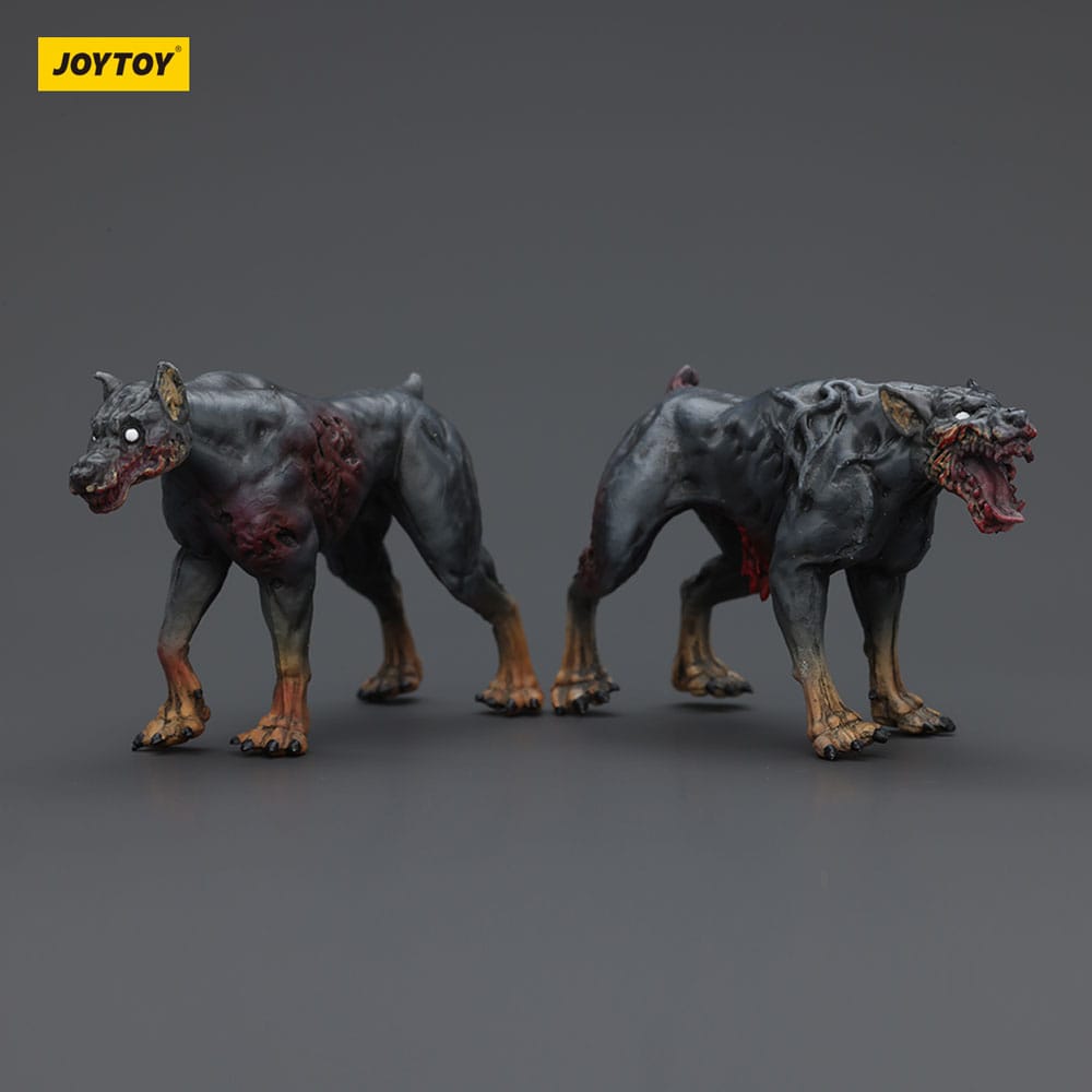 Zombie Dark Source Action Figurr 2-Pack Police Dogs 8 cm Joy Toy (CN)