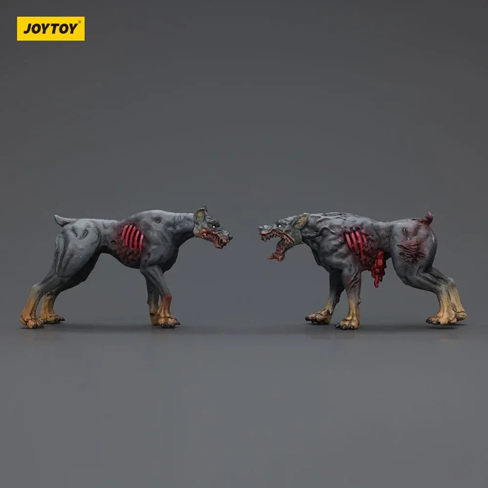 Zombie Dark Source Action Figurr 2-Pack Police Dogs 8 cm Joy Toy (CN)