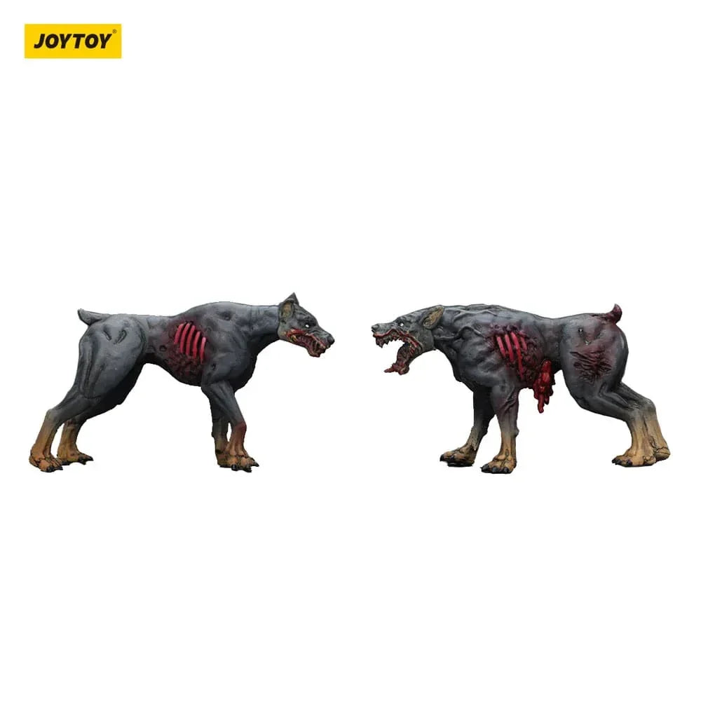 Zombie Dark Source Action Figurr 2-Pack Police Dogs 8 cm Joy Toy (CN)