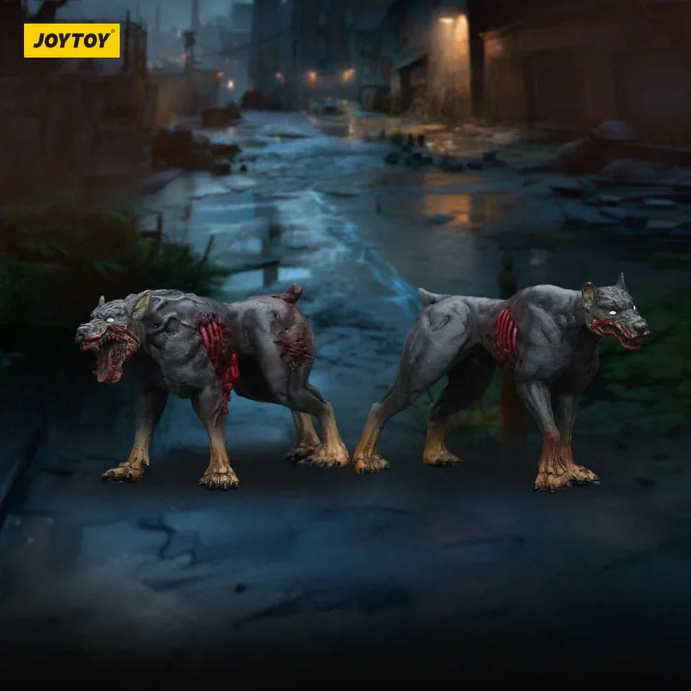 Zombie Dark Source Action Figurr 2-Pack Police Dogs 8 cm Joy Toy (CN)
