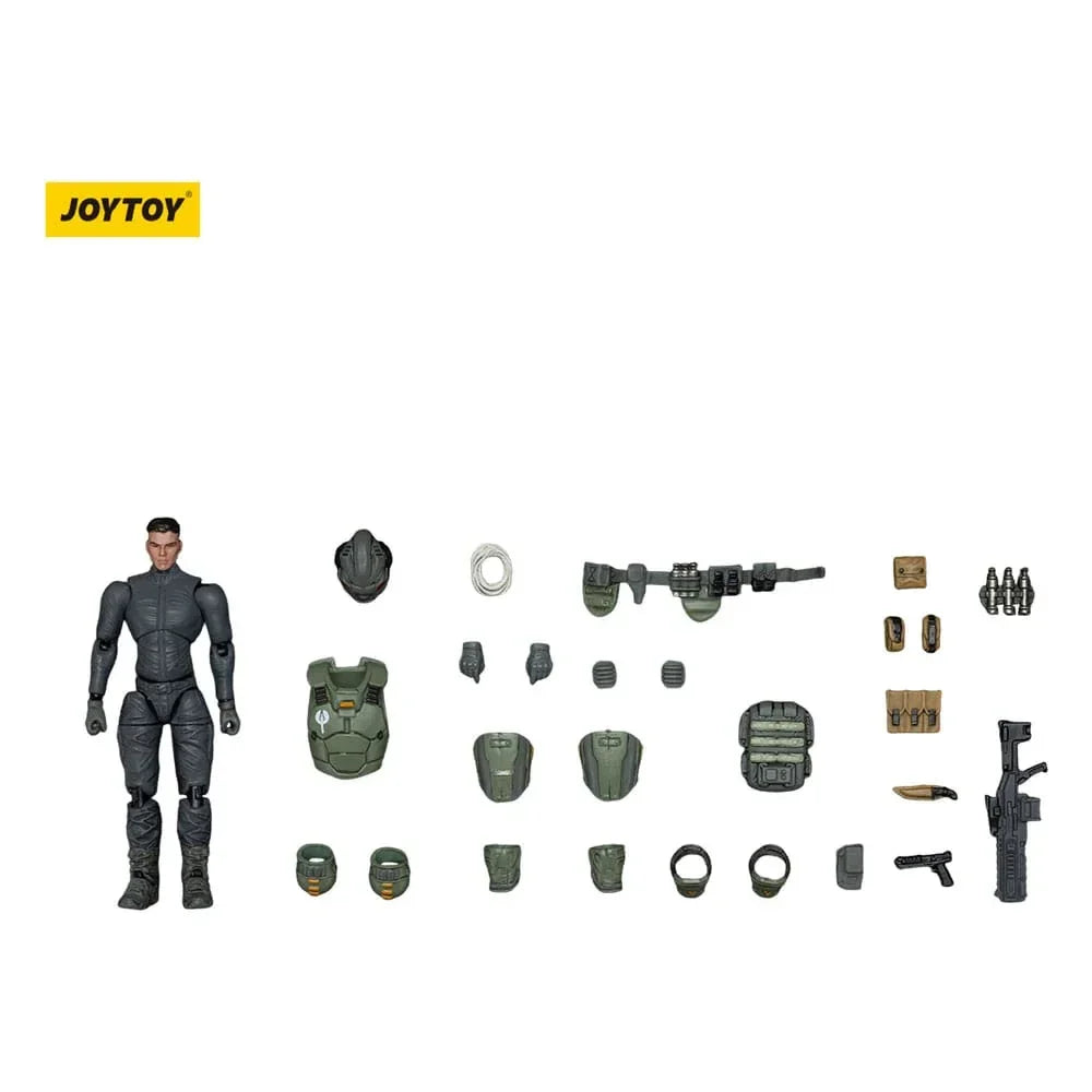 APOC Series Dark Source Action Figur - Bedrock Standard Combat Mecha Pilot 8 cm Joy Toy (CN)