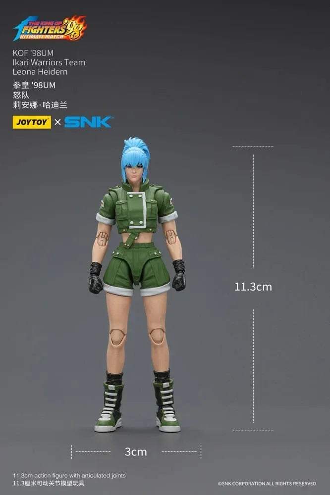The King Of Fighters '98 Action Figur Hero Team Leona Heidern 11 cm Joy Toy (CN)