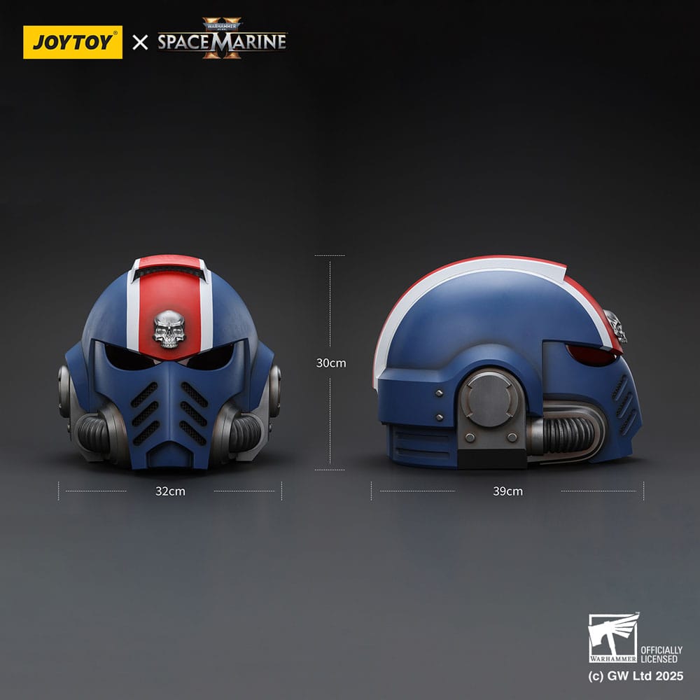 Warhammer 40,000: Space Marine 2 Replica Ultramarines Lieutenant Titus Helmet 30 cm Joy Toy (CN)