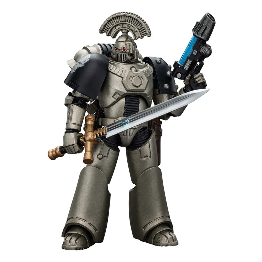 Warhammer The Horus Heresy Action Figur 1/18 Iron Warriors MKVI Tactical Sergeant med Power Sword och Plasma Pistol 12 cm Joy Toy (CN)