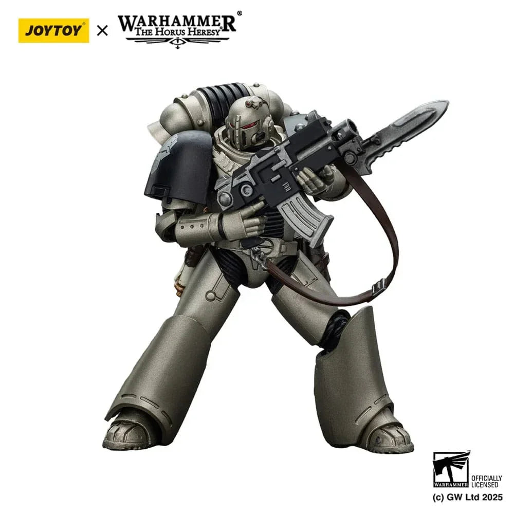 Warhammer The Horus Heresy Action Figur 1/18 Iron Warriors MKVI Tactical Sergeant med Power Sword och Plasma Pistol 12 cm Joy Toy (CN)