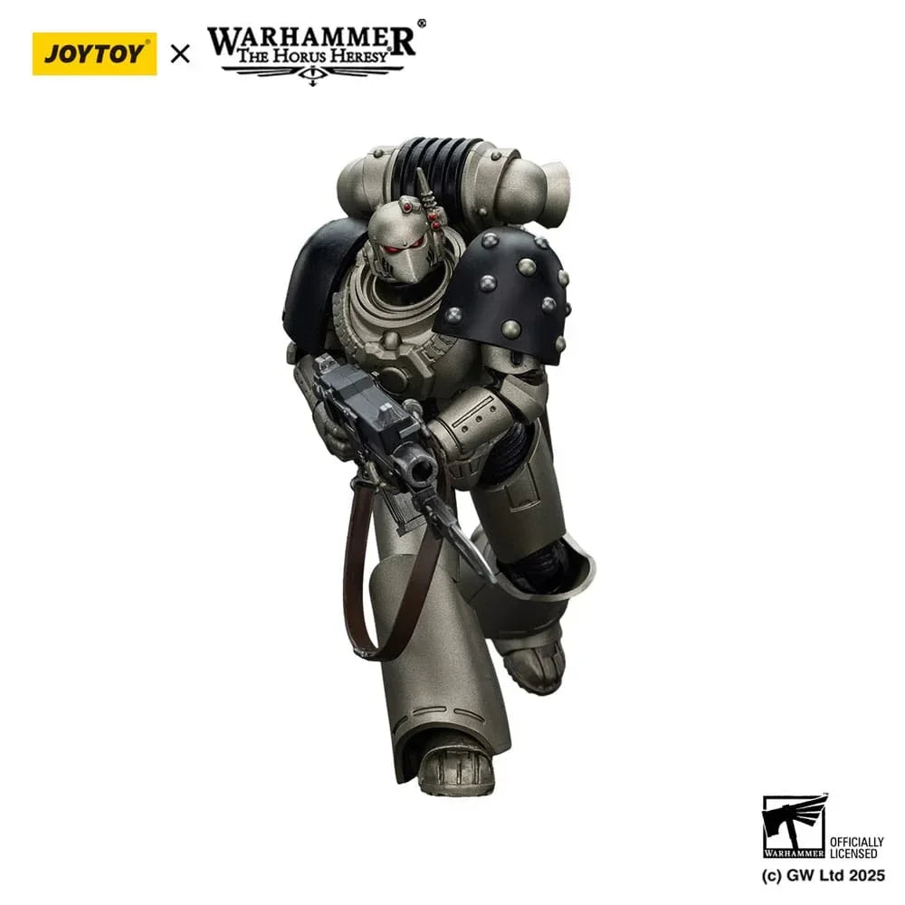 Warhammer The Horus Heresy Action Figur 1/18 Iron Warriors MKVI Tactical Sergeant med Power Sword och Plasma Pistol 12 cm Joy Toy (CN)