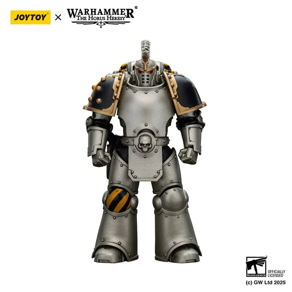 Warhammer The Horus Heresy Action Figur 1/18 lron Warriors Command Squad Chosen med Legion Standard 12 cm Joy Toy (CN)
