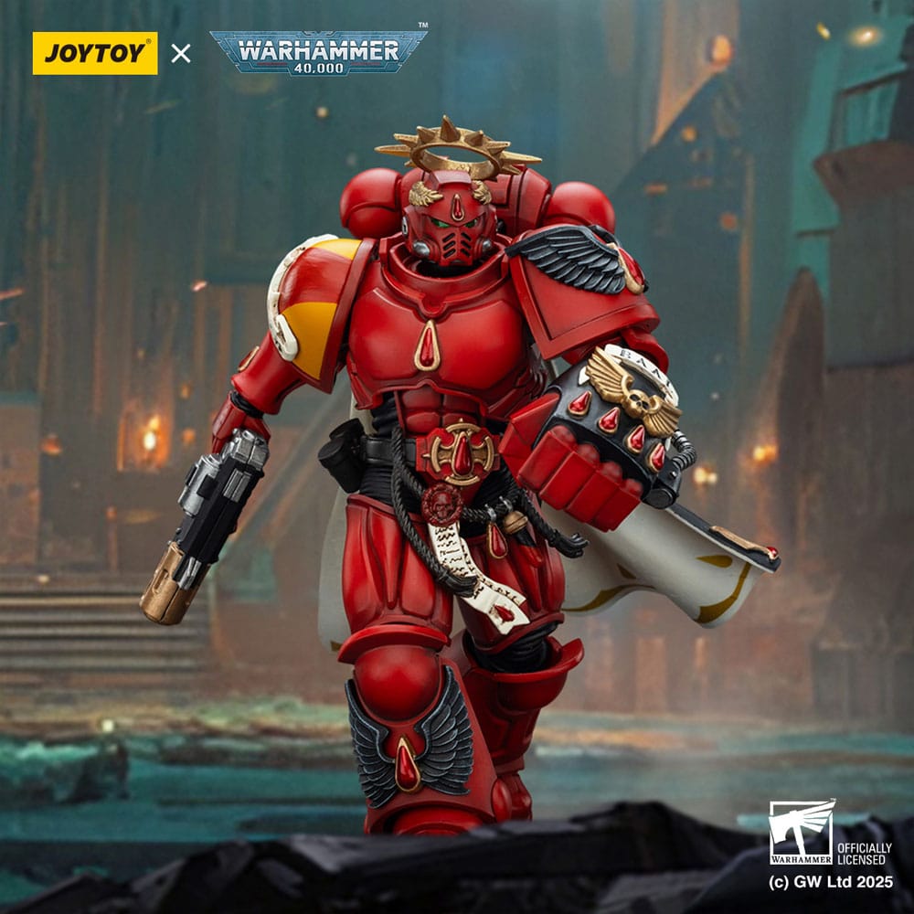 Warhammer 40,000: Combat Patrol Blood Angels Action Figur Captain med Inferno Pistol & Power Fist 20 cm Joy Toy (CN)