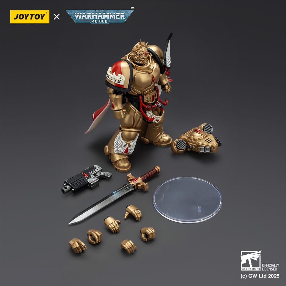 Warhammer 40,000: Combat Patrol Blood Angels Action Figur Captain med Heavy Bolt Pistol & Power Sword 20 cm Joy Toy (CN)