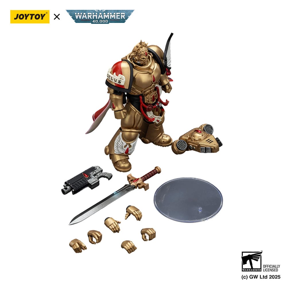Warhammer 40,000: Combat Patrol Blood Angels Action Figur Captain med Heavy Bolt Pistol & Power Sword 20 cm Joy Toy (CN)