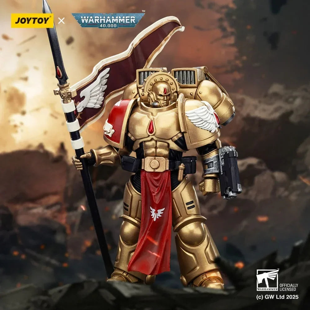 Warhammer 40,000: Combat Patrol Blood Angels Action Figur Sanguinary Guard 3 med Angelus Boltgun och Encarmine Spear - 20 cm Joy Toy (CN)