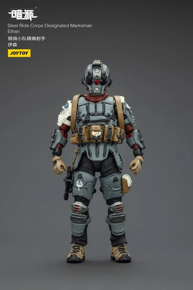 Steel Ride Corps Dark Source Action Figur Designated Marksman Ethan 7 cm Joy Toy (CN)