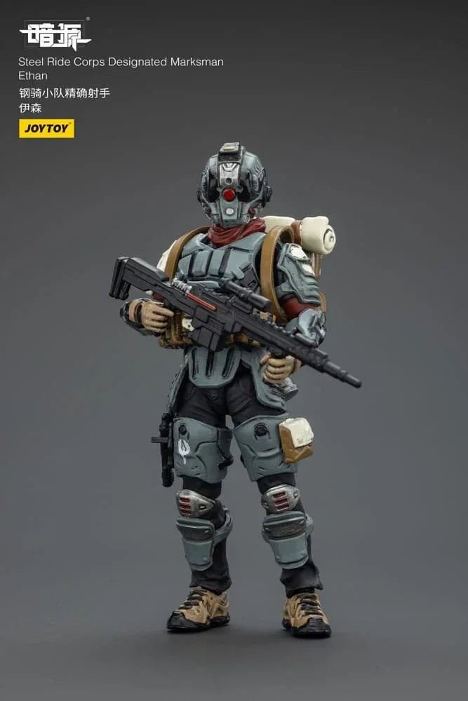 Steel Ride Corps Dark Source Action Figur Designated Marksman Ethan 7 cm Joy Toy (CN)