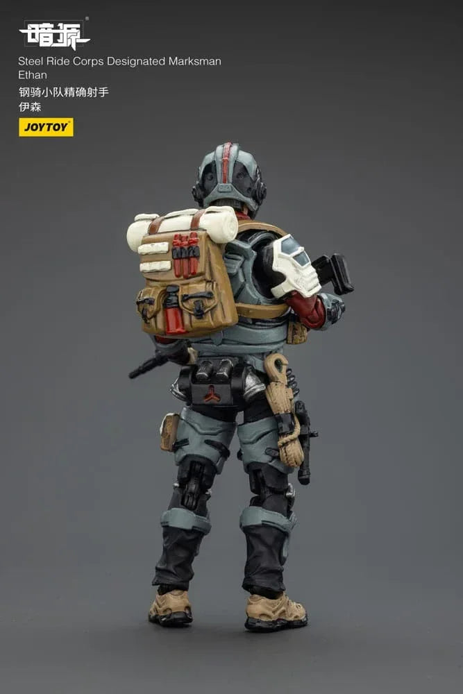 Steel Ride Corps Dark Source Action Figur Designated Marksman Ethan 7 cm Joy Toy (CN)
