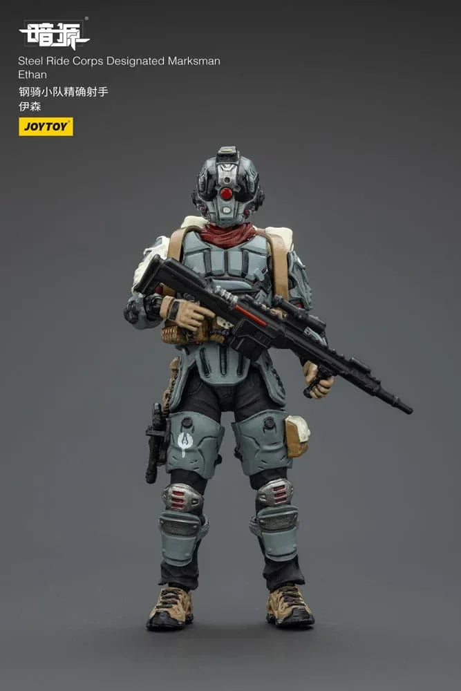 Steel Ride Corps Dark Source Action Figur Designated Marksman Ethan 7 cm Joy Toy (CN)