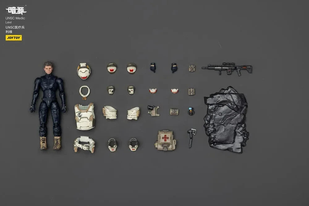 UNSC Dark Source Action Figur Medic Levi 7 cm Joy Toy (CN)