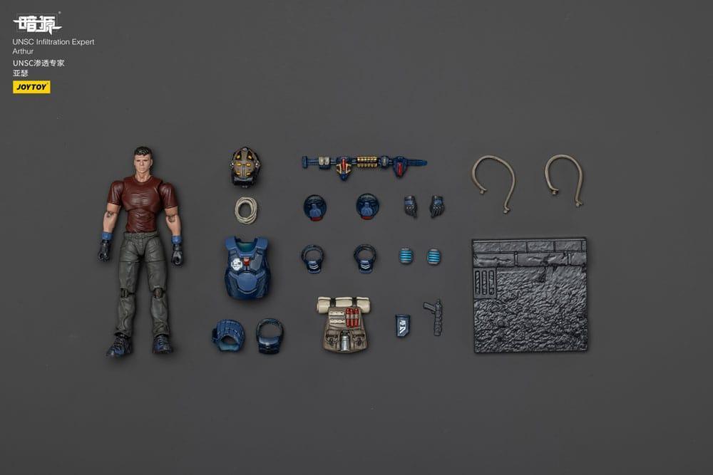UNSC Dark Source Action Figur Infiltration Expert Arthur 7 cm Joy Toy (CN)