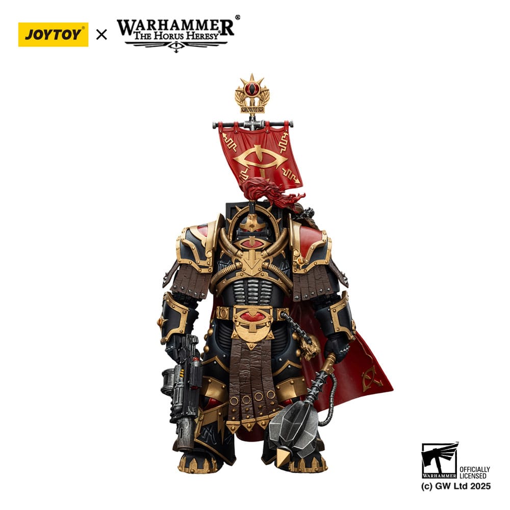 Warhammer 40,000: Sons of Horus Action Figur Legion Cataphractii Praetor med Combi-Melta och Power Maul - 14 cm Joy Toy (CN)