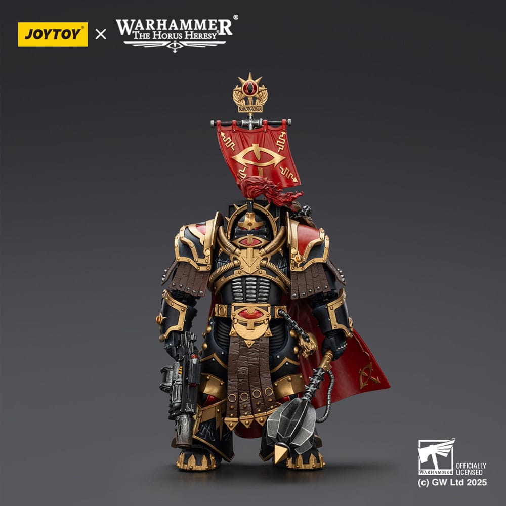 Warhammer 40,000: Sons of Horus Action Figur Legion Cataphractii Praetor med Combi-Melta och Power Maul - 14 cm Joy Toy (CN)
