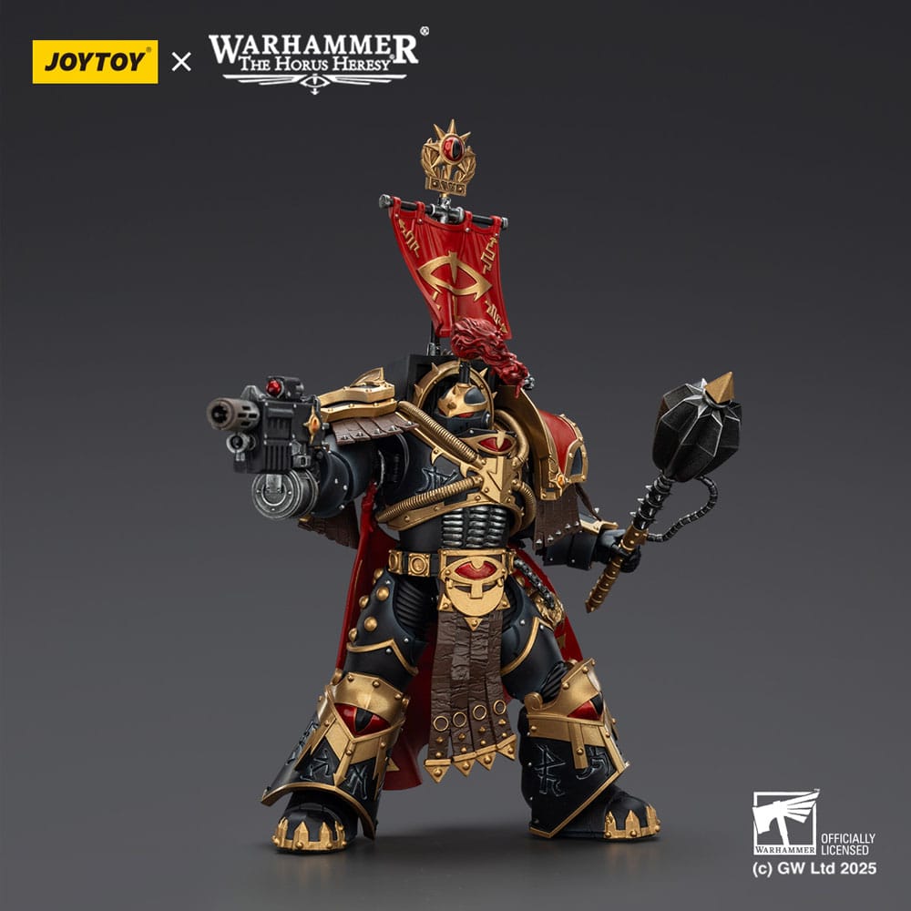 Warhammer 40,000: Sons of Horus Action Figur Legion Cataphractii Praetor med Combi-Melta och Power Maul - 14 cm Joy Toy (CN)