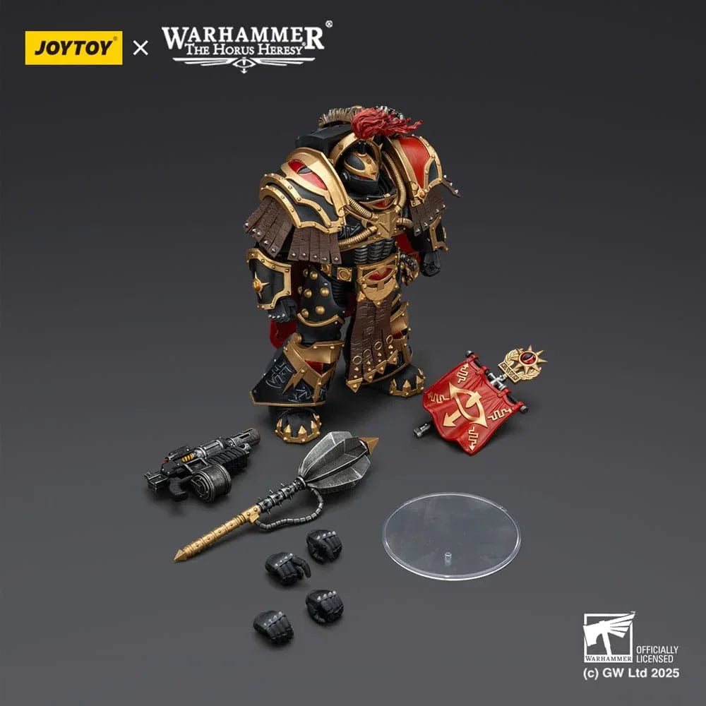 Warhammer 40,000: Sons of Horus Action Figur Legion Cataphractii Praetor med Combi-Melta och Power Maul - 14 cm Joy Toy (CN)