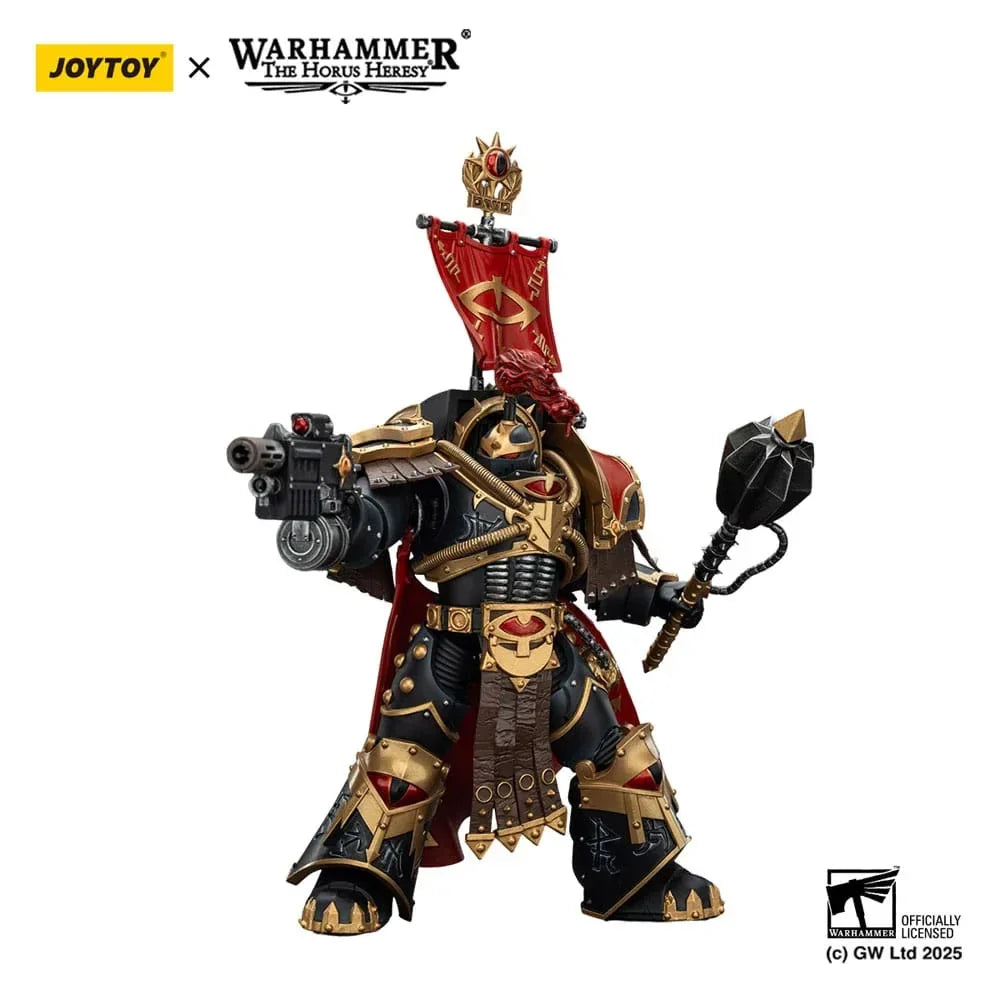 Warhammer 40,000: Sons of Horus Action Figur Legion Cataphractii Praetor med Combi-Melta och Power Maul - 14 cm Joy Toy (CN)