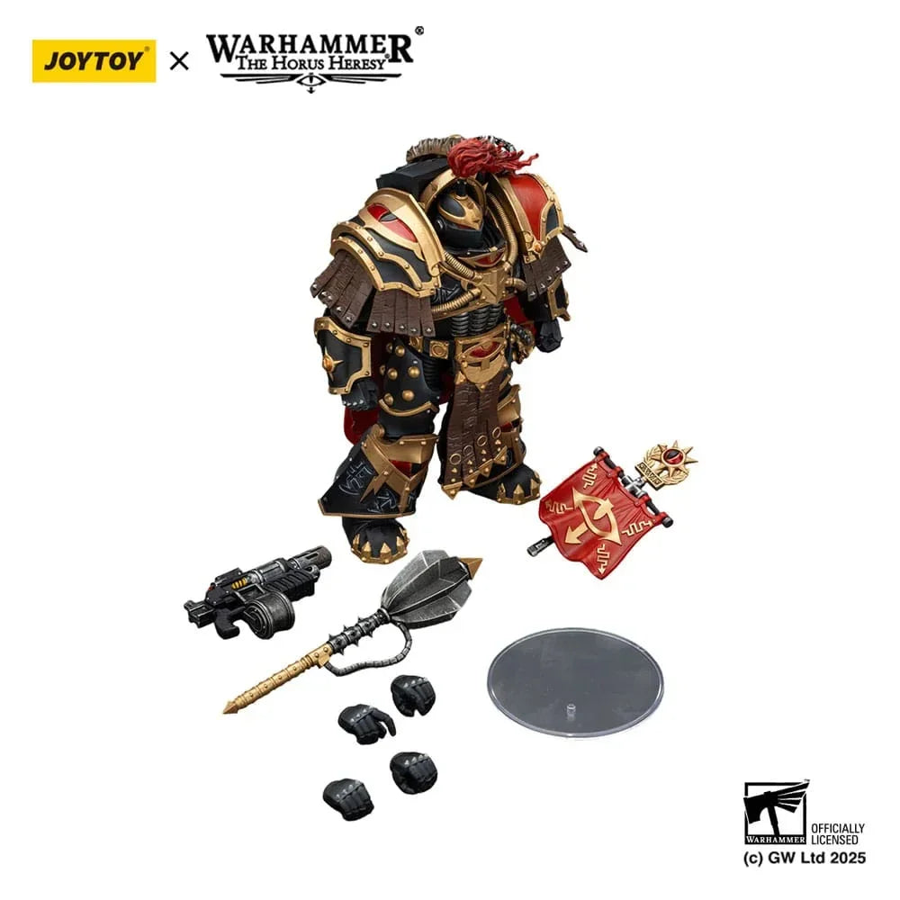Warhammer 40,000: Sons of Horus Action Figur Legion Cataphractii Praetor med Combi-Melta och Power Maul - 14 cm Joy Toy (CN)