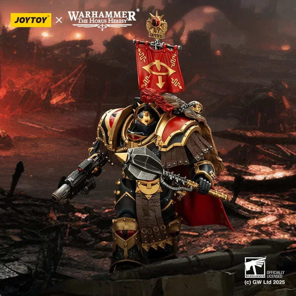 Warhammer 40,000: Sons of Horus Action Figur Legion Cataphractii Praetor med Combi-Melta och Power Maul - 14 cm Joy Toy (CN)