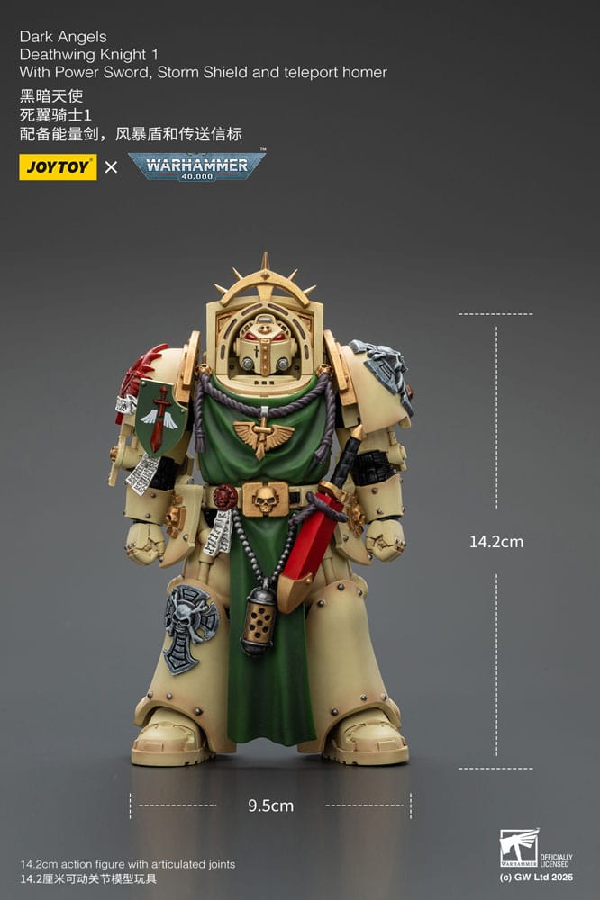 Warhammer 40,000 Action Figur Dark Angels Deathwing Knight 14 cm Joy Toy (CN)