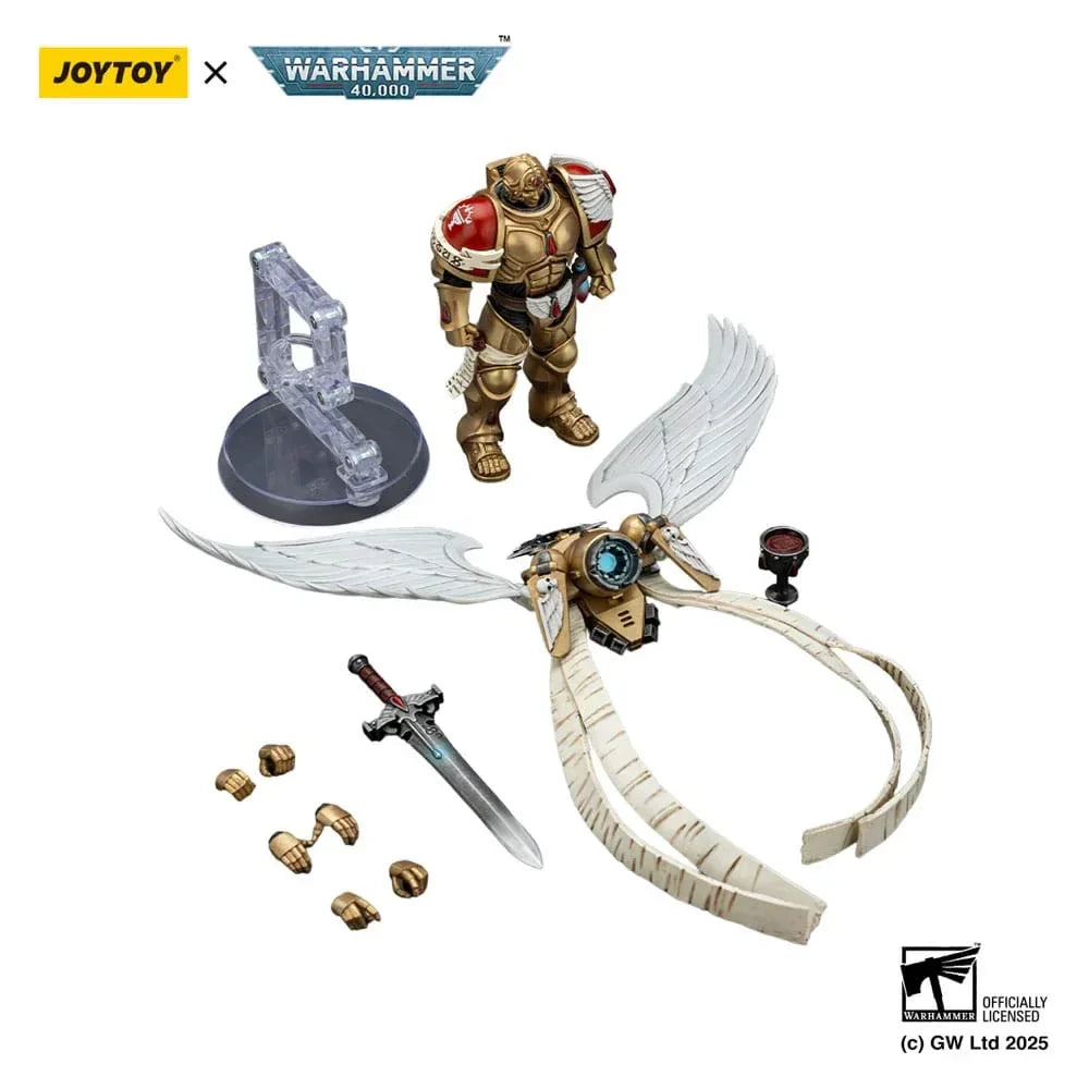 Warhammer 40,000 Action Figur 1/18 Blood Angels The Sanguinor med Encarmine Broadsword 12 cm Joy Toy (CN)