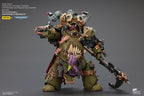 Warhammer 40k Action Figur 1/18 Death Guard Deathshroud Terminator Champion med Manreaper och Plaguespurter Gauntlets 14 cm Joy Toy (CN)