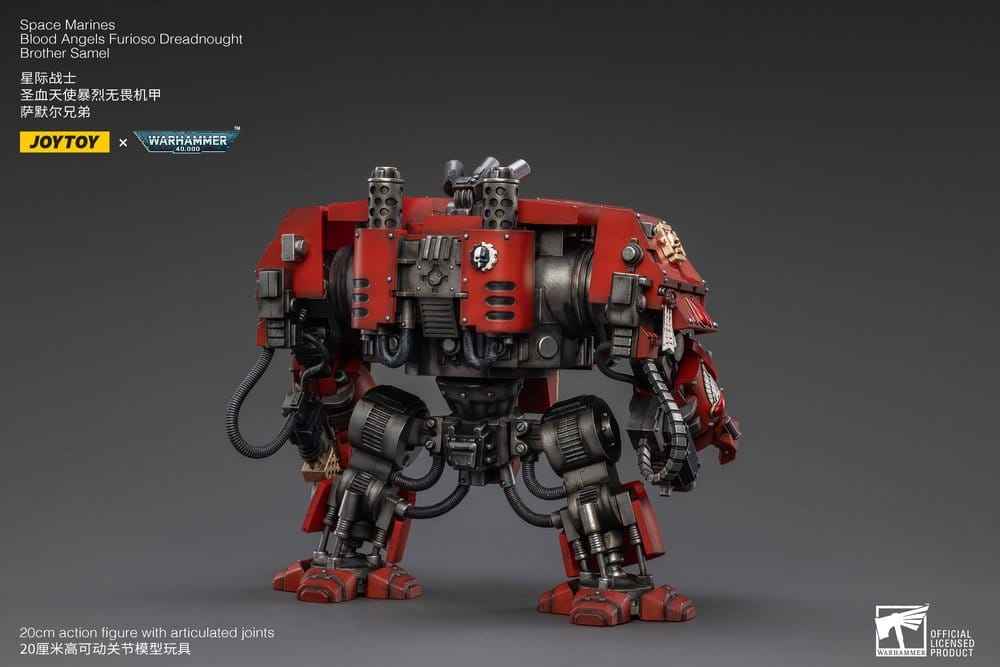 Warhammer 40,000 Actionfigur Blood Angels Furioso Dreadnought Brother Samel 20 cm