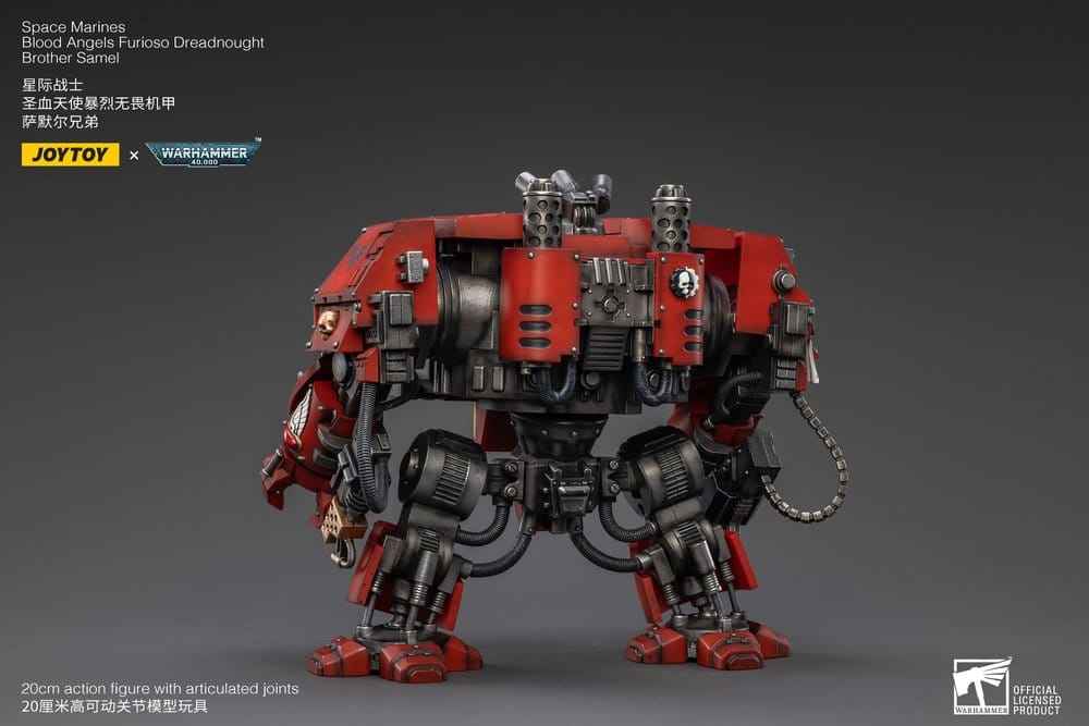 Warhammer 40,000 Actionfigur Blood Angels Furioso Dreadnought Brother Samel 20 cm