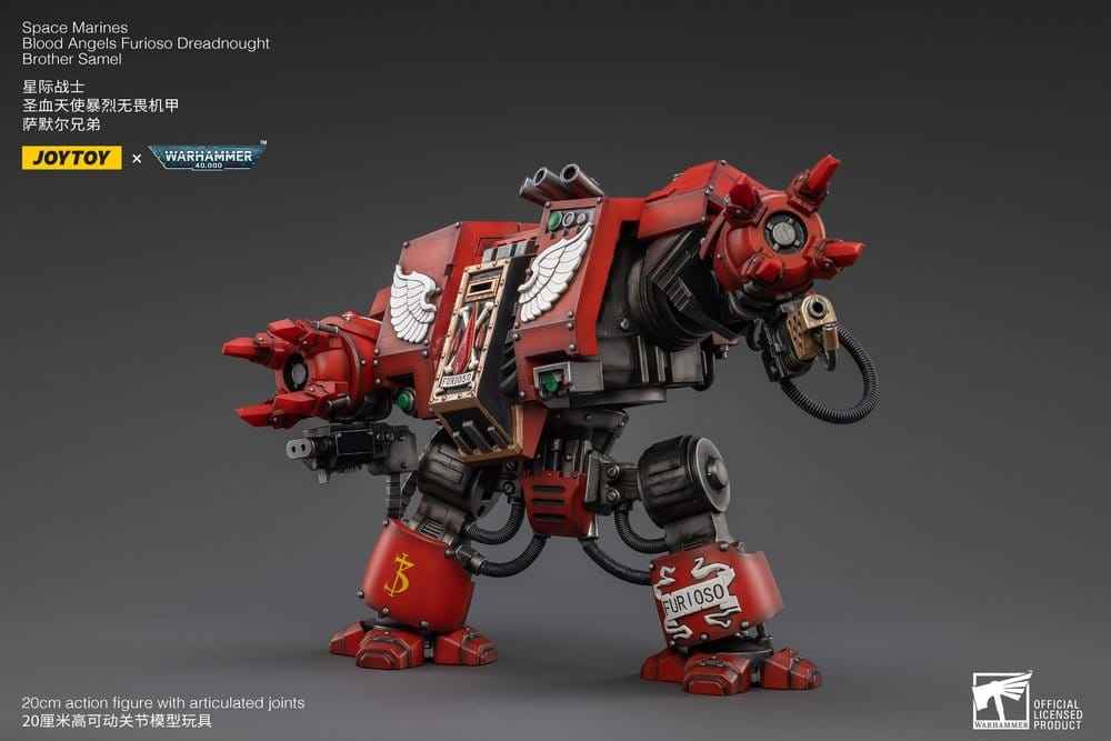 Warhammer 40,000 Actionfigur Blood Angels Furioso Dreadnought Brother Samel 20 cm
