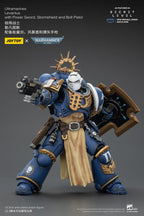Warhammer 40,000 Action Figur Ultramarines Levantus med Kraftsvärd, Stormsköld och Boltpistol 13 cm Joy Toy (CN)