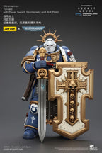 Warhammer 40,000 Action Figur Ultramarines Torvald med Kraftsvärd, Stormsköld och Bolt Pistol 13 cm Joy Toy (CN)