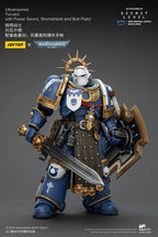 Warhammer 40,000 Action Figur Ultramarines Torvald med Kraftsvärd, Stormsköld och Bolt Pistol 13 cm Joy Toy (CN)