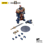 Warhammer 40,000: Space Marine 2 Action Figur Ultramarines Relic Primus Armour med Plasma Pistol och Combat Blade 13 cm Joy Toy (CN)